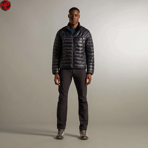 Men's <b>Quilted</b> Puffer Jacket Winter Down Alternative Zip Up Outerwear Custom Logo Casual Outdoor Wear Bubble Jacket - Product Image 5