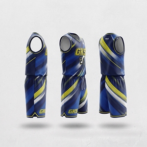 Ensemble d'uniformes de basketball personnalisés par sublimation, maillot et short de basketball pour hommes, uniforme d'équipe sportive, fabricant OEM - Product Image 3