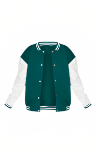 etro High School Letterman <b>Coat</b> Women Woolen Outerwear Classic <b>Button</b>-Up Women Woolen Varsity Jacket Custom Team Embroidery - Product Image 6