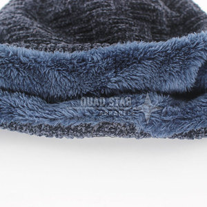 Gorros de Jacquard de Última Moda Hechos en Pakistán, Gorros de Color Liso con Logotipo Personalizado para Adultos - Product Image 5