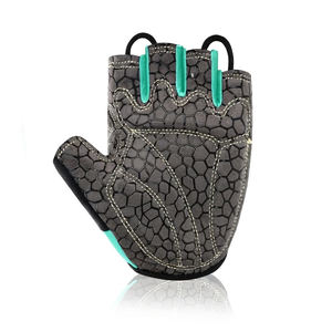 Gants de cyclisme mi-doigts pour hommes et femmes, rembourrés, antichoc, antidérapants, avec fermeture auto-agrippante, pour l'été, VTT et cyclisme sur route - Product Image 2