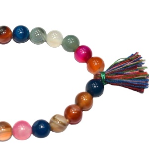 Bracelet fantaisie en agate semi-précieuse imitation antique de forme libre pour cadeau d'affaires - Product Image 1