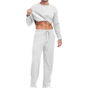 Conjunto de chándal para hombre personalizado de 450-500 gsm, pantalones de chándal anchos de peso pesado y sudadera con capucha, pantalones acampanados y sudadera con capucha, conjunto de chándal para hombre - Product Image 6