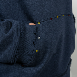 Trajes Deportivos de Invierno para Hombre, Sudaderas con Capucha, Felpa Lisa Teñida, Secado Rápido, Transpirable - Product Image 6