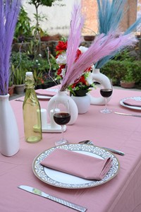 Solid Color Linen Cotton <b>Tablecloths</b> Custom Size Wholesale Lot for Events Weddings <b>Parties</b> Hotels - Product Image 5