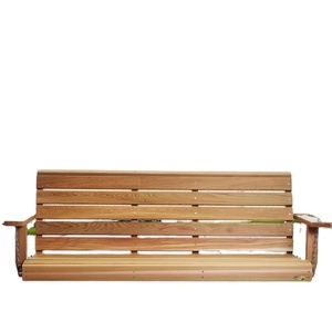 Elias เก้าอี้โยกเพอร์โกลาสไตล์บ้านไร่ไม้เนื้อแข็งเฟอร์นิเจอร์ลานกลางแจ้งที่สะดวกสบายสำหรับห้องนั่งเล่น - Product Image 5