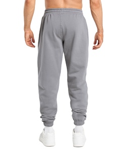 Joggers de gimnasio de algodón ajustados para hombre, ropa deportiva informal con logotipo personalizado y tela de lona para correr al aire libre y pantalones de chándal - Product Image 2