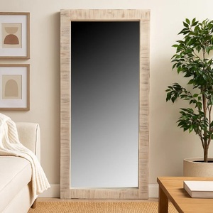 Premium Standing <b>Vanity</b> <b>Mirror</b> for Living Room Clean Modern Border Styling with Sophisticated Interior Appeal - Product Image 1