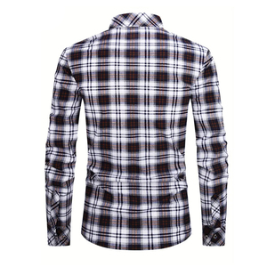 เสื้อเชิ้ตผ้าสักหลาดสำหรับผู้ชายเสื้อเชิ้ตสตรีทแบบมีกระดุมไหล่ประดับพลอยเทียม - Product Image 2