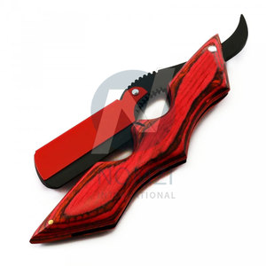 Rasoir droit professionnel personnalisé en acier inoxydable, nouveau modèle pliable, haute qualité, pour barbier et rasage bikini - Product Image 1