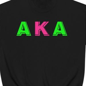 Sweat-shirt à col rond avec motif lettres noires, design vert et rose, en molleton de coton, à manches longues, style décontracté streetwear, vêtement de mode - Product Image 5