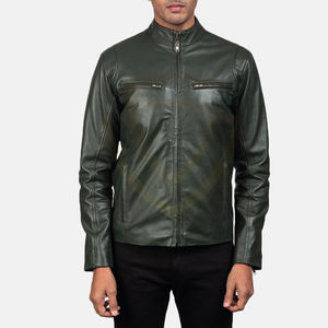 Chaqueta de cuero de primera calidad para hombre, chaqueta de invierno a la moda, chaqueta de motociclismo, chaquetas de cuero disponibles al por mayor - Product Image 1