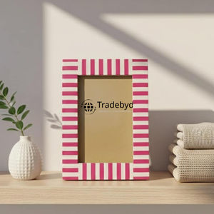 Marco de Fotos Decorativo de Diseño, Hecho a Mano, con Incrustaciones de Hueso, Acabado Brillante, Ligero, de Primera Calidad, por Tradebyd - Product Image 3