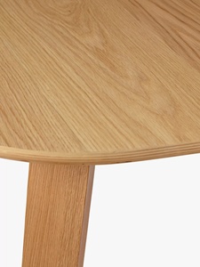 Mesa de Comedor Moderna Portátil de Madera de Teca Sólida para Restaurante y Bodas con Acabado Natural - Product Image 3