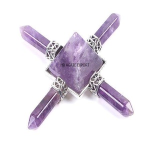 หินอาเกตประกายมูนสโตนพีระมิดหินอัญมณีคริสตัลธรรมชาติสำหรับให้พลังงานหรูหราฮวงจุ้ย - Product Image 3
