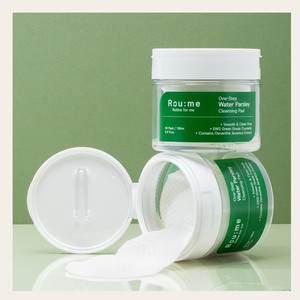 Lingettes nettoyantes Roumi Korean One-Step Minari Cleansing Pad 190ml x 60 feuilles Fabriqué en Corée, grand démaquillant - Product Image 2