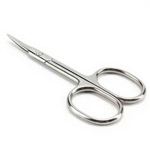 Tijeras personalizadas para cutículas, concepto de belleza, manicura sostenible al por mayor, tijeras para cutículas curvas rectas y afiladas, herramientas para uñas OEM - Product Image 1