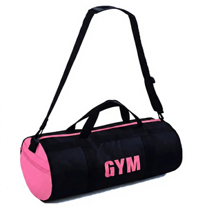 Wholesale High Quality Custom Made Polyester <b>Duffle</b> <b>Bag</b> Nylon <b>Leather</b> Patches Design Durable Large Capacity Outdoor Gym Travel - Product Image 2