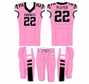 Uniformes de Fútbol Americano Personalizados de Alta Calidad con Bordado Tackle Twill, Conjuntos de Fútbol Americano Universitario de Manga Corta Estampados - Product Image 4