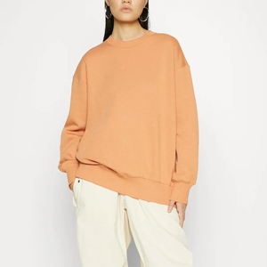 Venta Directa de Fábrica: Sudaderas de Invierno para Mujer, Diseño Personalizado, Logotipo Tejido en la Parte Delantera, Secado Rápido, Ropa Casual, 100% Algodón, Corte Holgado, Largo - Product Image 2