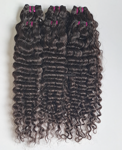 Venta al por mayor de mechones de cabello crudo brasileño 100% extensiones de cabello virgen cutícula Alignes mechones de cabello humano - Product Image 3
