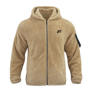 Sweat à capuche zippé intégral en molleton 100 % coton épais pour homme avec logo personnalisé, chaud, décontracté, coupe ample, idéal pour l'hiver, vente en gros OEM USA - Product Image 1