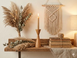 Unique Grain Wooden <b>Candle</b> <b>Holder</b> Celebrating Natural Wood Beauty And Organic Interior Styling - Product Image 6