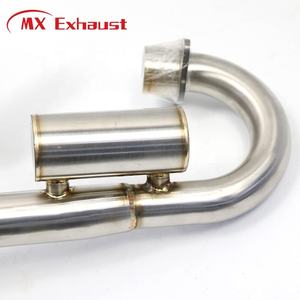 Tuyau de silencieux modifié d'échappement avant de moto de haute qualité pour Honda Crf150 Crf230 Crf250 2003-2016 - Product Image 6