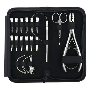 Kit de Pinzas para Extensiones de Cabello con Color, Tamaño y Logotipo Personalizados, Pinzas de Punta Fina de Alta Calidad, Pinzas Profesionales para Extensiones de Cabello - Product Image 1