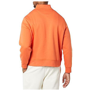 Sudadera con capucha de algodón de invierno OEM con media cremallera, corte regular, cuello alto, unisex, ecológica, personalizable - Product Image 4