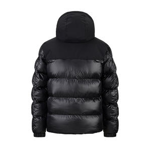 Vestes matelassées pour hommes en promotion, fermeture éclair, rouge et bleu marine, col montant, imperméables, chaudes pour l'hiver - Product Image 2