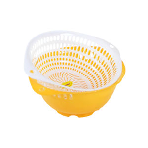 <b>Plastic</b> Basin and Strainer <b>Basket</b> Set Kitchen Washing Bowl and Colander Set Vietnam - Product Image 3