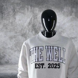 เดอะ เวล เอสท์ เสื้อสเวตเชิ้ตคอกลมแบบมีปก ปี 2025 ผลิตตามสั่ง แบรนด์ส่วนตัว ผ้าฝ้ายฟลีซหนานุ่ม ปักลายเชนีล สไตล์สตรีทแวร์ - Product Image 5