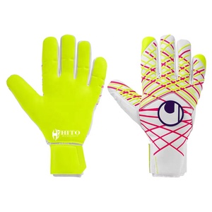 Guantes de Portero con Látex Transpirable de 4mm, Nueva Protección Básica en el Dorso, Envoltura de Goma para Dedos y Pulgar, Correa Integrada con Rodillo Negativo - Product Image 1