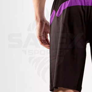 กางเกงชกมวย MMA ยิวยิตสู มวยไทย สำหรับฝึกซ้อม ยูนิเซ็กซ์ ผลิตจากโพลีเอสเตอร์ 100% ยืดหยุ่น น้ำหนักเบา ระบายอากาศได้ดี พิมพ์ลายดิจิทัล รับสกรีนโลโก้ - Product Image 6