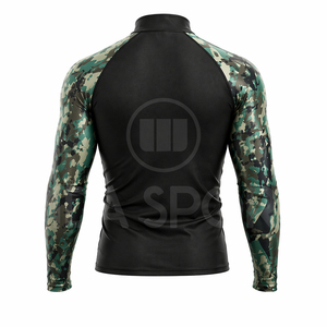 Men's Long Sleeve Rash Guard UV Protection Swim <b>Shirt</b> Quick Dry <b>Compression</b> Surfing Fishing Gym Workout Athletic Wear - Product Image 2