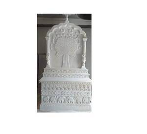 High Quality Customized Marble <b>Mandir</b> India Exporter's Best Price Polished Model Pattern Stone Crafts Crafted to Size - Product Image 2