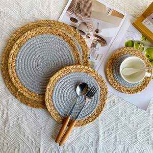 Handcrafted <b>Placemats</b> for Home Dining Supplier Made from Natural Seagrass <b>Rattan</b> Bamboo Materials from Vietnam - Product Image 4