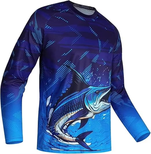 High Quality Fishing <b>Shirt</b> for Men Custom Color Sizes Bulk Supplier <b>UK</b> Market Breathable Quick Dry OEM ODM Manufacturer - Product Image 1
