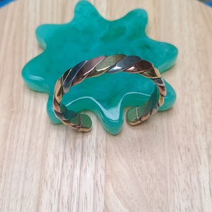 Luxury <b>Copper</b> Brass Aluminium Twisted Cuff <b>Bracelet</b> Handmade Adjustable Open Bangle Fashion Jewelry Factory Direct Supply - Product Image 6