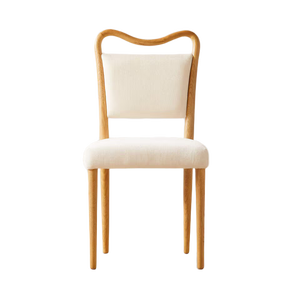 Chaise pliante en bois massif de style ferme classique avec revêtement en tissu velours, chaise de restaurant en bois de luxe moderne nordique - Product Image 3