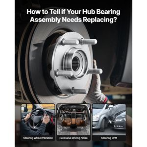 2 Pezzi Cuscinetto Mozzo Ruota Anteriore per Nissan Rogue Select S 2014-2015, Advance 2013, Sentra SE-R S 2012, Veicoli Utilitari Sportivi - Product Image 4