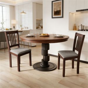 Set di 2 Sedie da Pranzo Grigie per Cucina e Soggiorno - Product Image 2