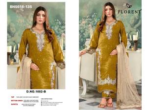 Traje Salwar JMC con Bordado Intenso, Tela de Primera Calidad, Aspecto Magnífico, Color Increíble, Venta al por Mayor, Exportador Indio - Product Image 5