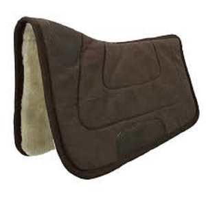 Best Quality Synthetic Canvas Western Saddle Pad Multi-Color Polycotton Lining Woolen Felt Wool Gel Filling for Horse Riding - Product Image 3