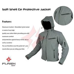 Chaqueta de Motociclismo Unisex Hecha a Medida, Negra, Ropa Protectora para Motociclistas con Armadura, Malla Transpirable de Poliéster/Cuero - Product Image 3