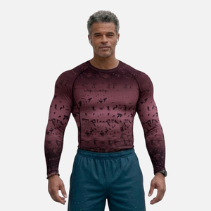 เสื้อยืดออกกำลังกายผู้ชายแบบรัดรูป 170 GSM ผ้าโพลีเอสเตอร์ผสมสแปนเด็กซ์ เสื้อฟิตเนส - Product Image 3