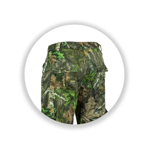 Pantalones Cargo de Camuflaje para Hombre, Corte Recto, Múltiples Bolsillos, Transpirables, Cintura Alta, Ropa de Exterior, Estilo Otoñal - Product Image 4