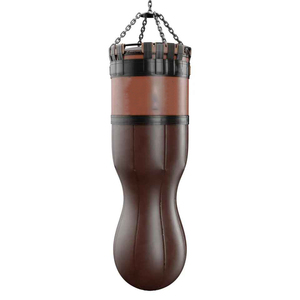 Nuevo Saco de Boxeo de Cuero Ligero y Cómodo 2026, Bola de Velocidad de Doble Extremo Rellena de Arena, 2FT de Altura, para Entrenamiento - Product Image 3