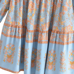 Vestido Mini Informal Estampado para Mujer, Ropa Cómoda para el Verano - Product Image 6